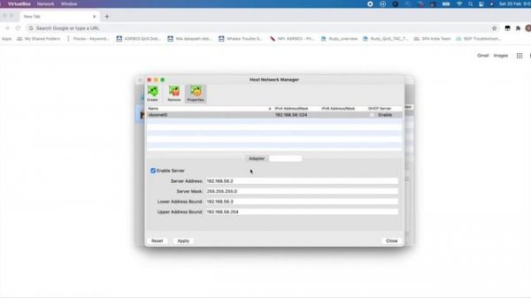 How to Enable Virtual Box host-only adapter(Error:No host-only Adapters currently selected)