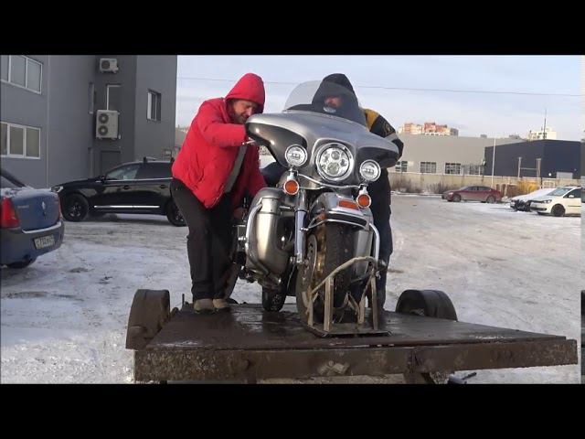 59.100 Harley-Davidson Как я Харитон Давыдыча в теплый бокс перегонял смотреть онлайн