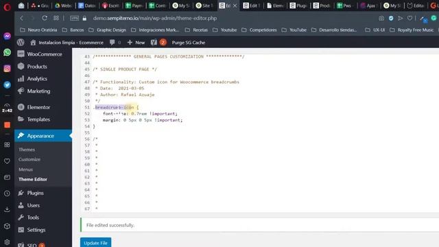 ? How to ADD customized BREADCRUMB ICONS in Woocommerce and Elementor ✅ WordPress Site in 2021 смотреть онлайн