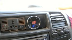 Установка цифрового манометра давления масла в Газель @Lysenka