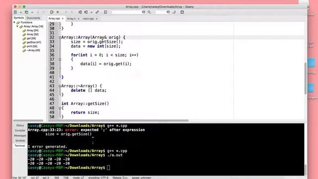 Copy Constructor смотреть онлайн