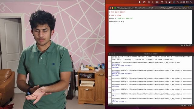 Print statements and Variables in Python and Programming | Coding, Explained | Vikram Anantha 2022 смотреть онлайн