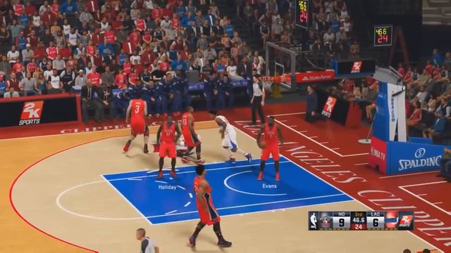 NBA 2K15 Pelicans vs Clippers HD Full Game Gameplay смотреть онлайн