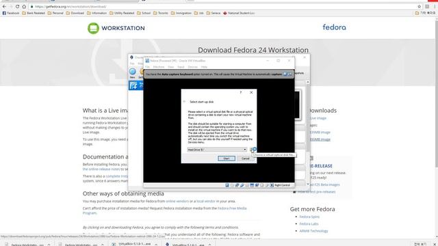 How to install a Fedora 24 Wrokstation in Windows using Oracle's Virtualbox смотреть онлайн