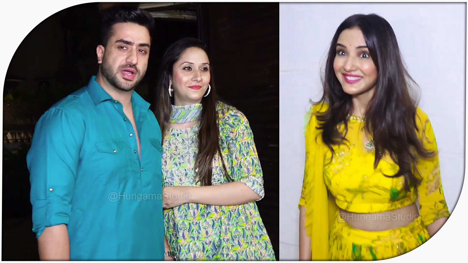 Jasmin Bhasin With Aly Goni Arrived At Sandip Sickand House For Ganpati Darshan.mp4