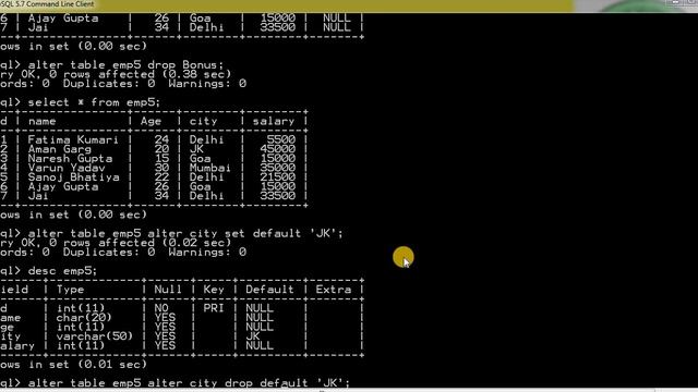 ALTER Command in MySQL || for IP and CS Class 11 and Class 12 || Latest updates 2020 смотреть онлайн