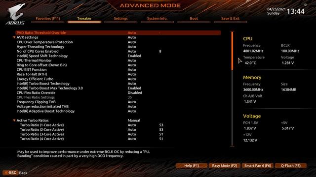 Gigabyte Z590 AORUS Master BIOS Overview смотреть онлайн