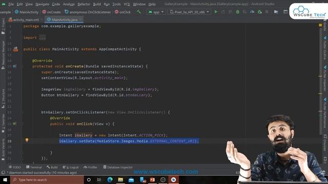 Android Studio Tutorial: Upload Image using Gallery - Get Image from Gallery смотреть онлайн
