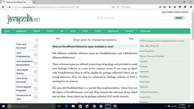 What are the different Reference types available in Java?
| javapedia.net смотреть онлайн