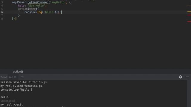 Nodejs REPL in Tamil (Part IV) смотреть онлайн