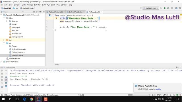 #3. Tutorial Kotlin [Dasar] - Menggunakan ReadLine смотреть онлайн