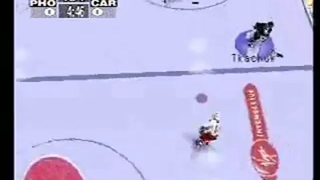 NHL Powerplay 98 Playstation - Gameplay Footage Part 1 Of 2