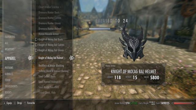 ▶Skyrim Remastered: Knight of Molag Bal Armour ♦️MOD SHOWCASE♦️ | Killerkev ✔️ смотреть онлайн