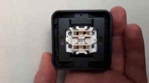 Выключатель Schneider Electric Blanca. Одноклавишный. Цвет  антрацит. Для открытой проводки