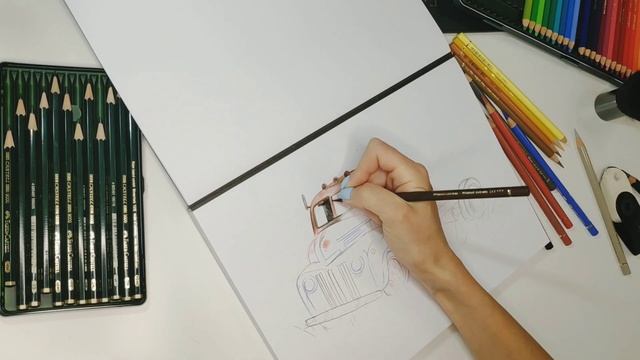 Polychromos от Faber-Castell. Мои приятные впечатления смотреть онлайн