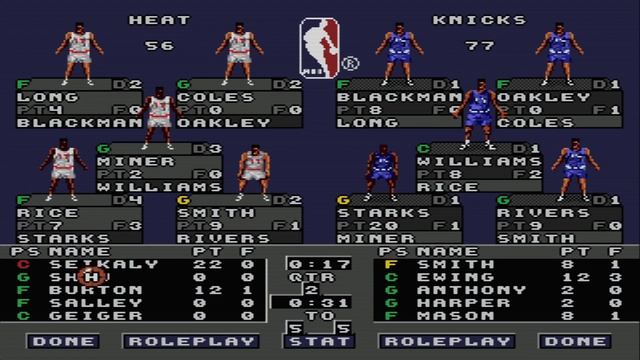 NBA Action '94   (Sega Genesis)