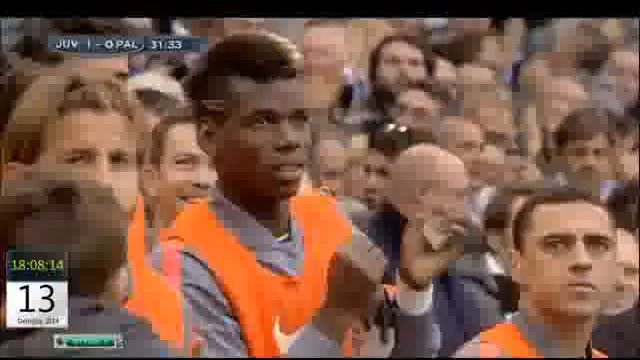 Чемпионат Италии 2014 15 Ювентус 1 0 Палермо Видаль смотреть онлайн