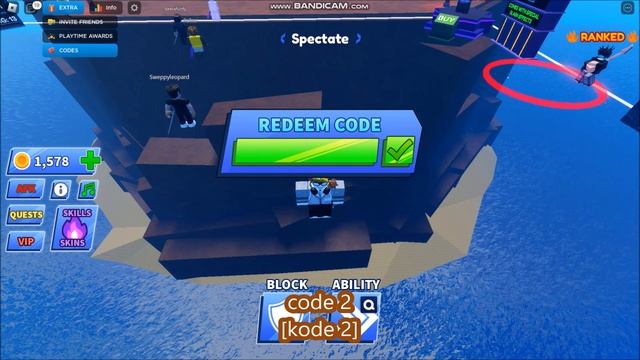 *NEW UPDATE CODES* [RANKED UPDATE] Blade Ball ROBLOX | LIMITED CODES TIME | October 8, 2023 смотреть онлайн