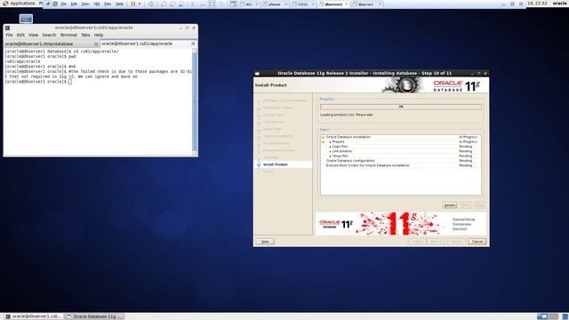 Install Oracle 11gR2 on CentOS6 смотреть онлайн