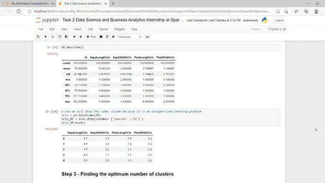 | TASK 2 | PREDICTION USING UNSUPERVISED ML | GRIP JUN 2021 | THE SPARK FOUNDATION | смотреть онлайн