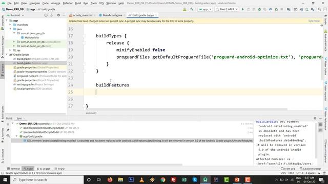 Fixed Error cannot find symbol class in Data Binding | Resolved binding class not generated android смотреть онлайн