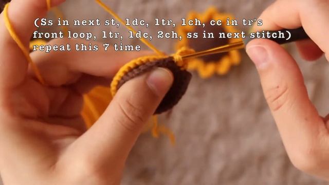 (No Sew) How to Crochet Sunflower | Amigurumi Tutorial смотреть онлайн