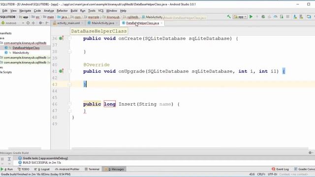 HOW TO INSERT DATA IN DATABASE | SqLite | Android |Part 1 смотреть онлайн