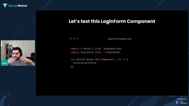 The Future of Component Testing by Amir Rustamzadeh: Vue.js Nation 2022 смотреть онлайн