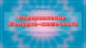 Оздоровление желудка-кишечника. Без музыки. Универсальный. (Сытин).