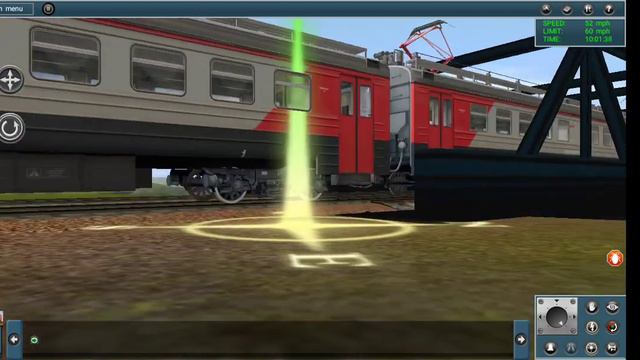 эд9м 0084 едит по мосту в Trainz 12 Android смотреть онлайн