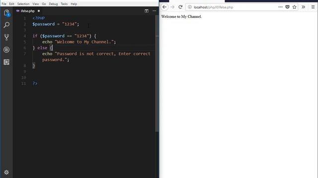 18 How to use if Else Statement in PHP - PHP & MySQL Tutorial in Urdu (Basic to Advance) смотреть онлайн