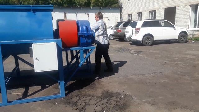 Смеситель для тяжелых составов (земля, глина) Курские грануляторы смотреть онлайн