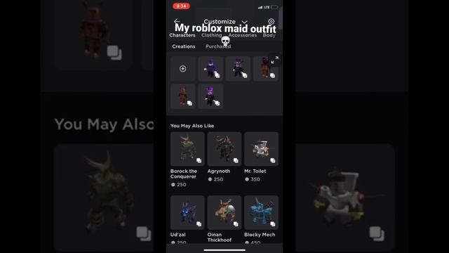 My roblox maid outfit смотреть онлайн