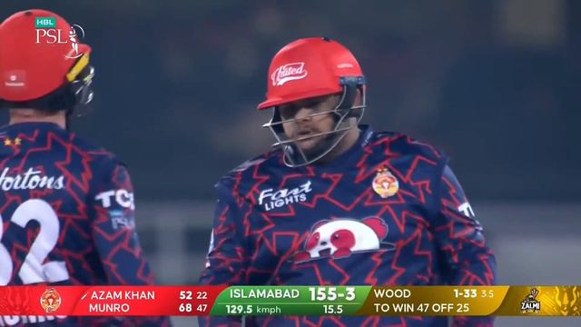 Azam Khan on Beast Mode | Peshawar Zalmi vs Islamabad United | Match 13 | HBL PSL 9 | M2A1A смотреть онлайн
