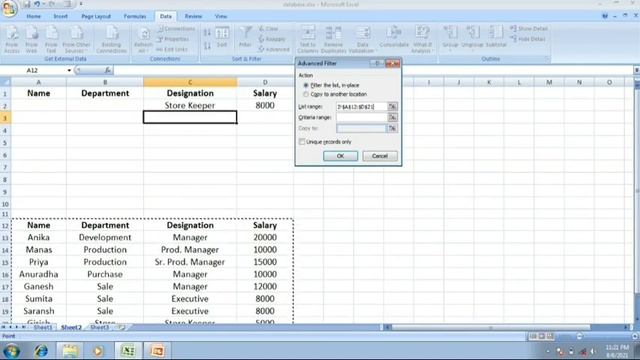 Class 7 Computer Science Chapter 4 - Using Excel As Database смотреть онлайн