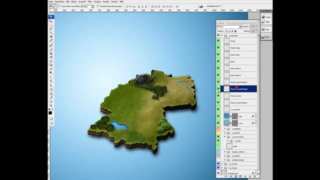 FREE 3D Map Generator - Photoshop Action смотреть онлайн