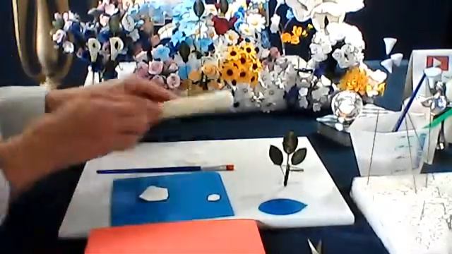 Making Mop Head Macrophylla (Hydrangea) at Petals and Charms Art Studio смотреть онлайн