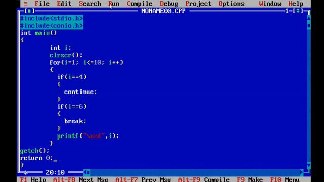 Breaks & Continue C language in hindi[Hindi-Tube/Amit kashyap] смотреть онлайн