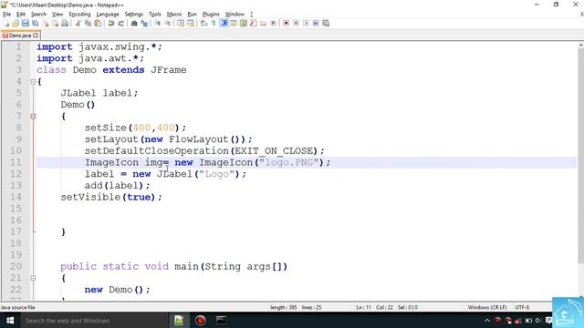 47. Swing: inserting picture using ImageIcon | Java | Hindi | Tech-Gram Academy смотреть онлайн