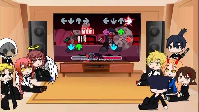 Chainsawman React To Anthipaty Hank FNF