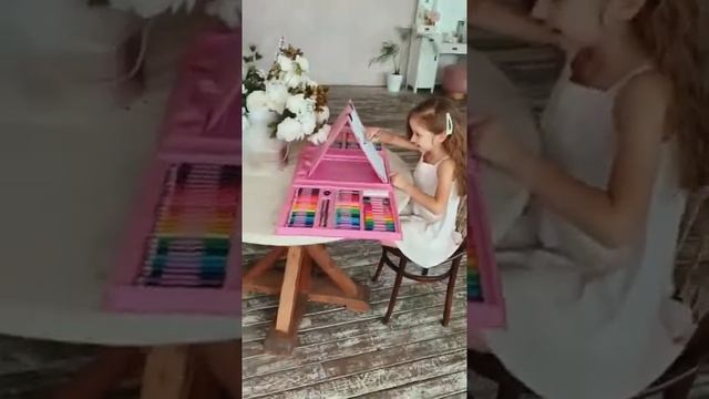 Набор для рисования с мольбертом смотреть онлайн