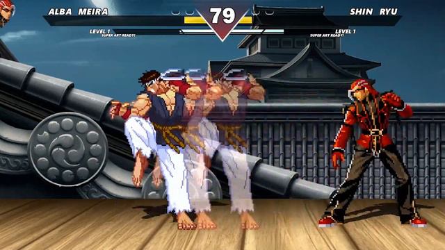 Alba Meira (King of Fighters) vs Shin Ryu - Mugen Street Fighter Epic Fight смотреть онлайн
