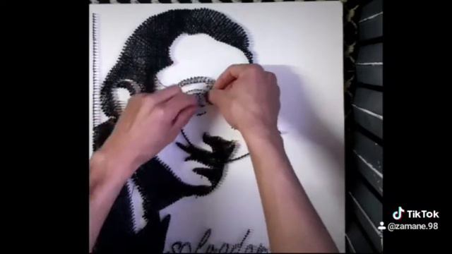 Salvador Dali (la casa de paple ) string art смотреть онлайн