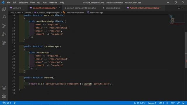 Laravel 8 E-Commerce - Create Contact Page смотреть онлайн