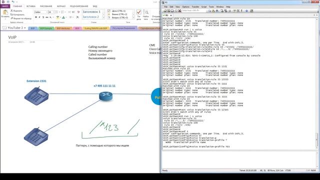 Регулярные выражения и телефония Cisco.