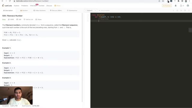 Fibonacci Number Leetcode (Arabic) смотреть онлайн