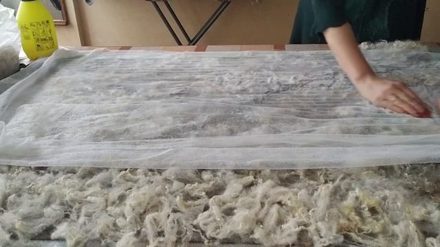 Мастер-класс по валянию из шерсти. Жилет. Часть вторая - валяние. смотреть онлайн