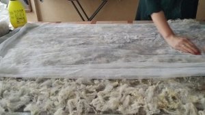 Мастер-класс по валянию из шерсти. Жилет. Часть вторая - валяние.