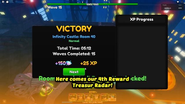 FINISHING ROOM 1-100 AND GETTING SOUND SEALED STAR! INFINITY CASTLE IN ANIME ADVENTURES! смотреть онлайн