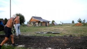 Укладка асфальтной крошки